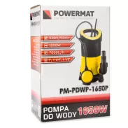 Pompa do wody czystej i brudnej PM-PDWP-1650P - 1650W + PŁYWAK